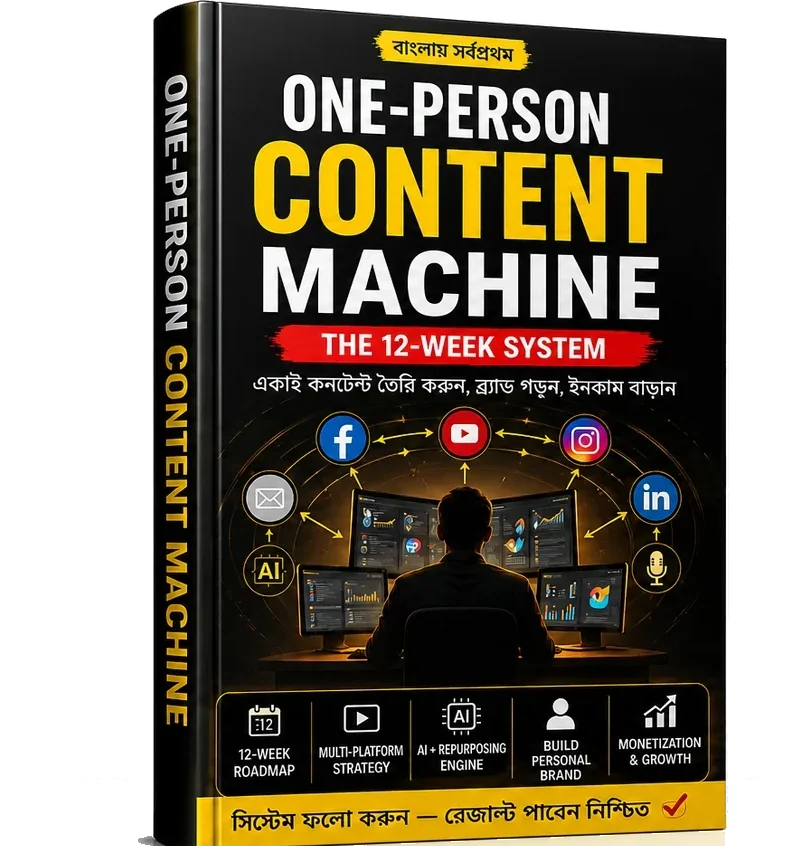 One-Person Content Machine ebook cover